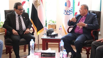 رئيس الإنجيلية يستقبل المرشح الرئاسي فريد زهران