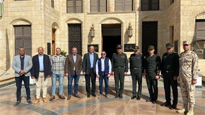 أمين الأعلى للآثار يتفقد مشروعات ترميم وتطوير المزارات الأثرية بالقلعة 