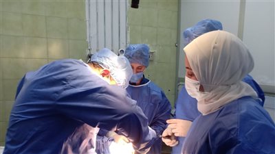 استئصال ورم 19 كيلو من مريضة 85 سنة في الدقهلية 