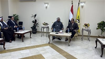 محافظ شمال سيناء يستقبل وفد البرلمان العربي (صور)