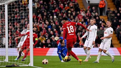 الدوري الأوروبي، ليفربول يتقدم على لاسك لينز 0/2 في الشوط الأول 