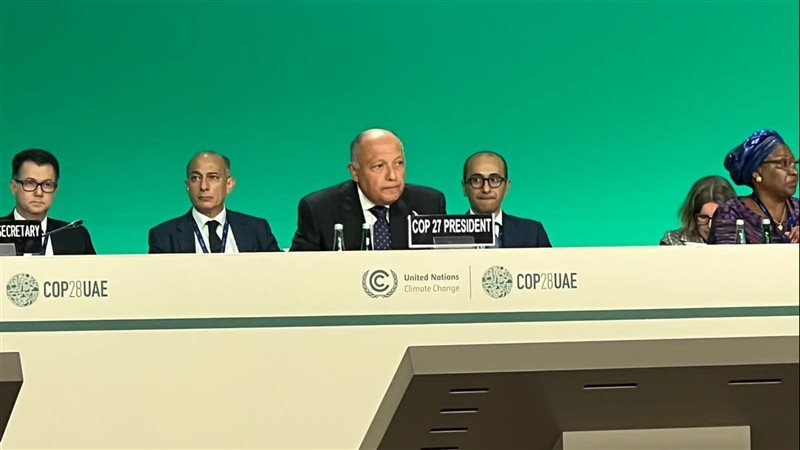 سامح شكرى وزير الخارجية،
