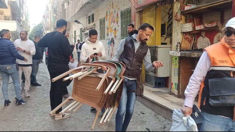 حملة اشغالات بالجيزة؛فيتو