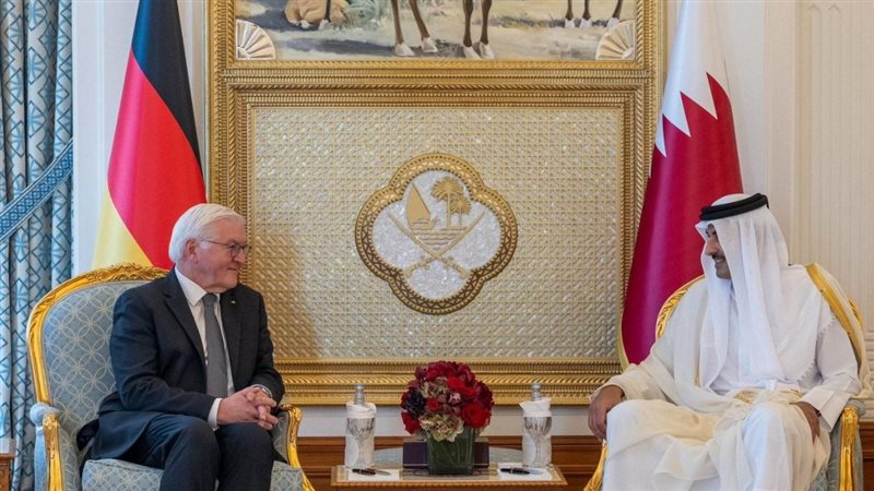 أمير قطر والرئيس