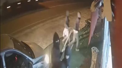 مستوطنون إسرائيليون يهاجمون منازل الأهالي في نابلس ويشعلون النيران في السيارات (فيديو)