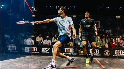 الإسكواش، صدام قوي بين علي فرج ومصطفى عسل في بطولة هونج كونج