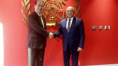 وزير النقل يلتقى وفدا من شركات الملاحة البحرية الدولية