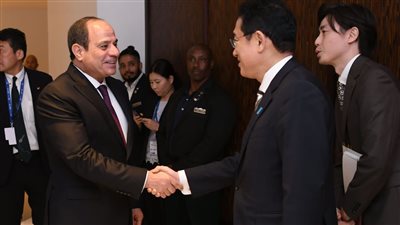 السيسي: حريصون على تعزيز التعاون مع اليابان في الصناعة والنقل والطاقة والتعليم والسياحة والثقافة