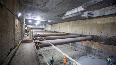 تعرف على الموقف التنفيذى لمحطة مترو حدائق الأهرام بالخط الرابع ( صور) 