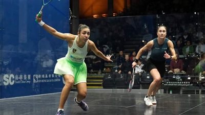 الإسكواش، هانيا الحمامي تتأهل لنهائي بطولة هونج كونج المفتوحة 