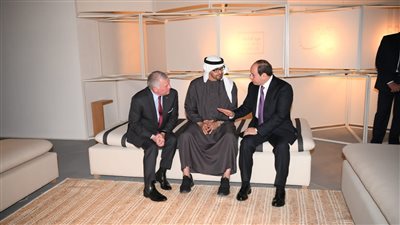 لقطة اليوم، التفاهم يجمع قادة مصر والإمارات والأردن