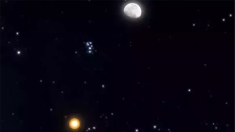 اقتران القمر بالثريا،