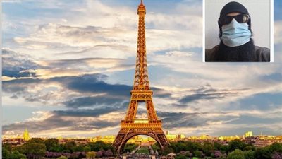 بسكين ومطرقة، أول صورة لمهاجم برج إيفل الذي روّع باريس