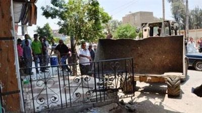 تنفيذ إزالة فورية على أرض الإصلاح الزراعي بقنا