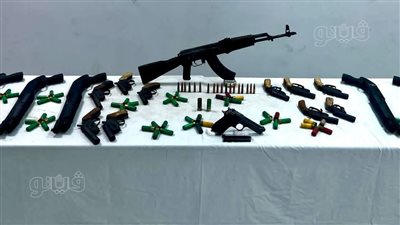 ضبط 32 قطعة سلاح ناري و10 قضايا مخدرات فى أسيوط وأسوان ودمياط 