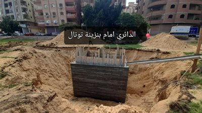 الطرق والنقل في الإسماعيلية تقوم بصيانة شبكات صرف مياه الأمطار (صور) 