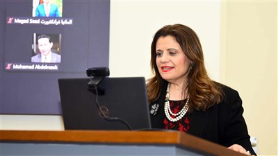 وزيرة الهجرة تشيد بسفراء وقناصل مصر بالخارج للجهود المتميزة بالانتخابات 