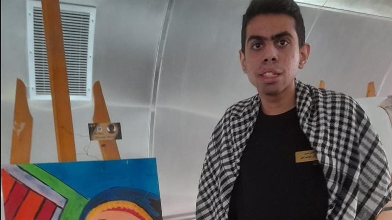 افتتاح معرض فن تشكيلي