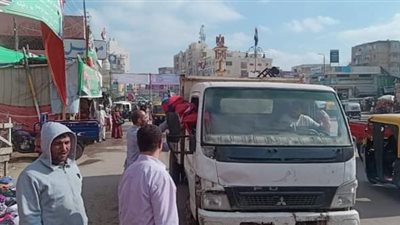 رفع 1005 حالات إشغال طريق مخالف في 4 مراكز بالبحيرة