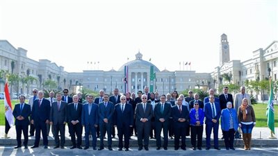 عاشور والخشت يتفقدان جامعة القاهرة الدولية بمدينة 6 أكتوبر