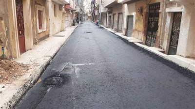 رصف فرعيات عزبة سعد بدمنهور بتكلفة إجمالية 4 ملايين و300 ألف جنيه 