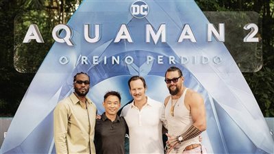 بدون آمبر هيرد، طاقم Aquaman2 يروجون للفيلم في البرازيل
