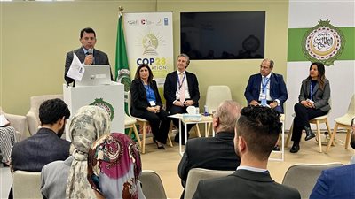 صبحي يلتقي بالمفاوضين الشباب المصريين بالوفد الرسمي بمؤتمر المناخ COP28
