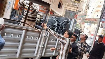 رفع 686 حالة إشغال طريق بنطاق 3 مراكز بالبحيرة 