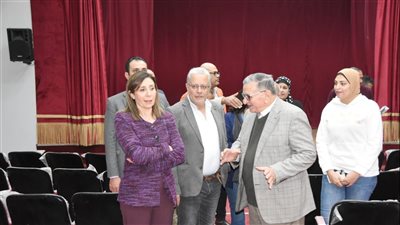 نيفين الكيلاني تتفقد مشروع تطوير مجمع الفنون المعاصرة ومكتبة 15 مايو