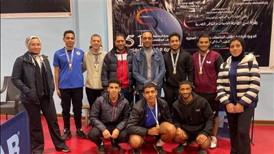 طنطا تحصد 6 ميداليات في تنس الطاولة والسباحة على مستوى الجامعات