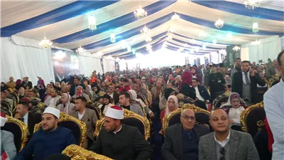  مؤتمر حاشد لحملة المرشح الرئاسي عبد الفتاح السيسي في قرية العجميين بالفيوم