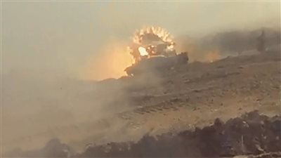 كتائب القسام تستهدف ناقلتي جند لجيش الاحتلال الإسرائيلي بقذائف الياسين 