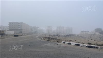 شبورة مائية كثيفة على مدن شمال سيناء (صور)