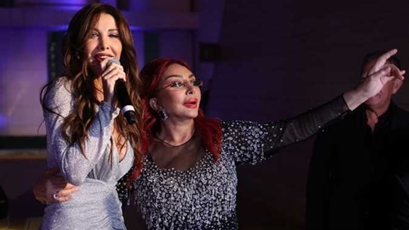 نبيلة عبيد ونانسي