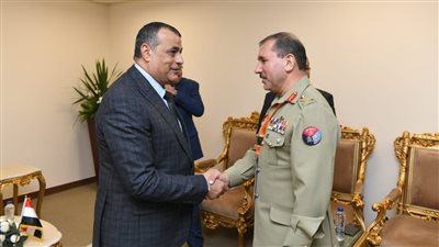 وزير الدولة للإنتاج الحربي يستقبل رئيس شركة الصناعات الثقيلة الباكستانية تاكسيلا