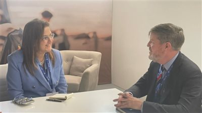 وزيرة التخطيط تلتقي نائب رئيس شئون الشرق الأوسط لبحث سبل التعاون