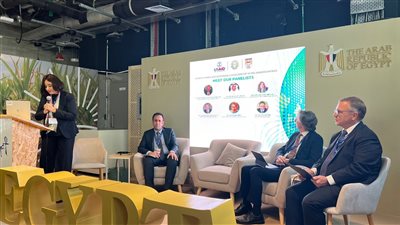 استكمال فعاليات اليوم الرابع للجناح المصري المشارك بمؤتمر المناخ COP28 بدبي (صور)