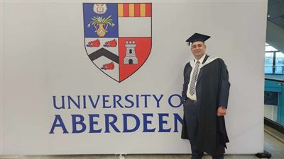 نائب رئيس هيئة قضايا الدولة بالإسكندرية يحصل على ماجستير من جامعة أبردين