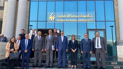 جامعة بنها الأهلية تستقبل أمين مجلس الجامعات الأهلية