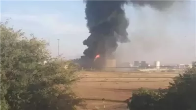 حريق ضخم في مصفاة الجيلي النفطية بالسودان، والجيش يتهم قوات الدعم السريع