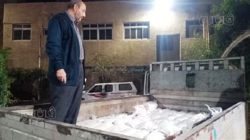 ضبط طن سكر تمويني