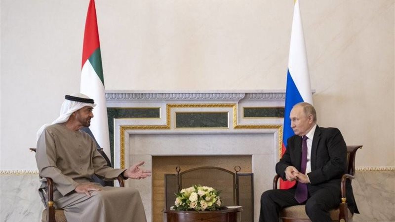 بوتين وبن زايد، فيتو