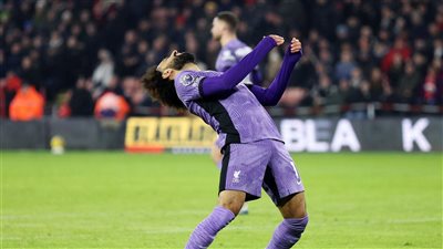 ليفربول يبحث عن الهدف الأول أمام شيفيلد يونايتد بعد مرور 30 دقيقة