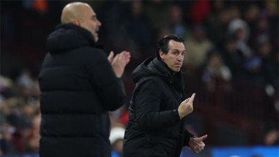 أستون فيلا ضد مانشستر سيتي، أوناي إيمري يتذوق الفوز الأول علي جوارديولا