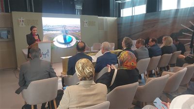 استمرار فعاليات الجناح المصري بمؤتمر المناخ بدبي COP28 لليوم الخامس على التوالي