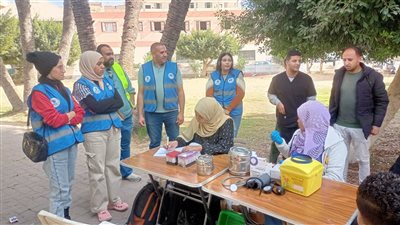 التحالف الوطني ينظم حملة جديدة للتبرع بالدم لصالح الشعب الفلسطيني في الإسماعيلية (صور) 
