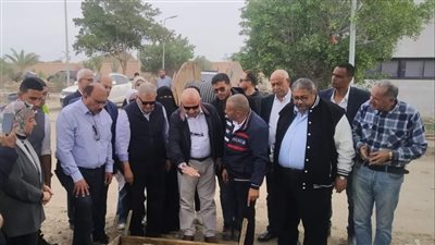 رئيس القابضة للمياه يتفقد محطة معالجة بورفؤاد ببورسعيد (صور)