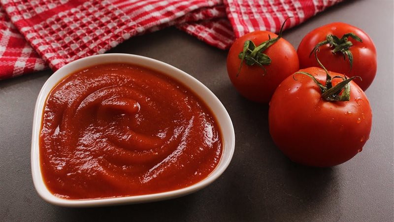 الكاتشب في البيت،