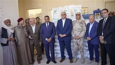 بحوث الصحراء: افتتاح العيادات البيطرية المتنقلة وتوزيع شتلات الزيتون وتقاوي الشعير لأبناء مطروح