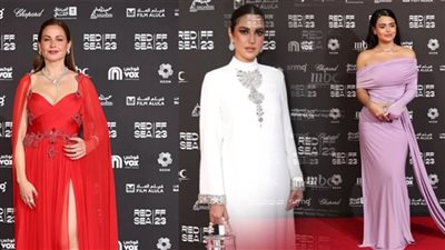 وصلت لـ 209 آلاف جنيه، أسعار خيالية لفساتين النجمات العرب في ختام مهرجان البحر الأحمر (صور)